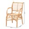 Bali & Pari Seminyak Modern Bohemian Natural Rattan Lounge Chair 235-13344-ZORO - alternate 9
